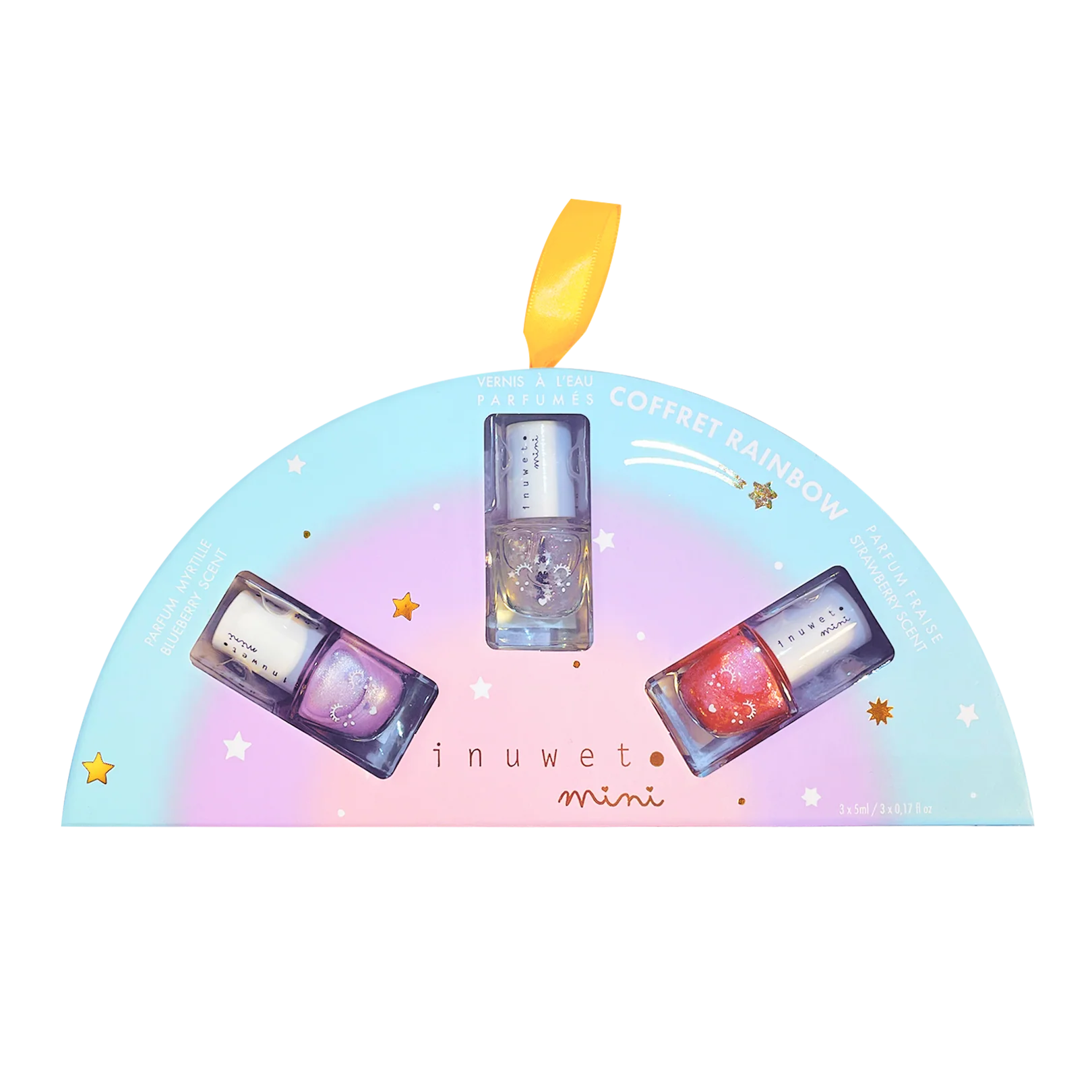 COFFRET RAINBOW - Trio vernis à l'eau parfumés