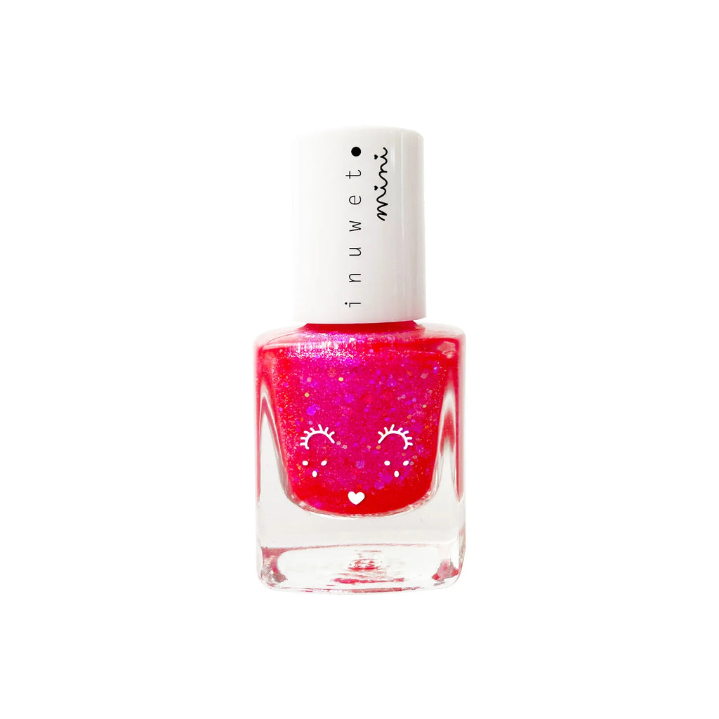 Vernis à l'eau rose fuchsia- Parfum fraise