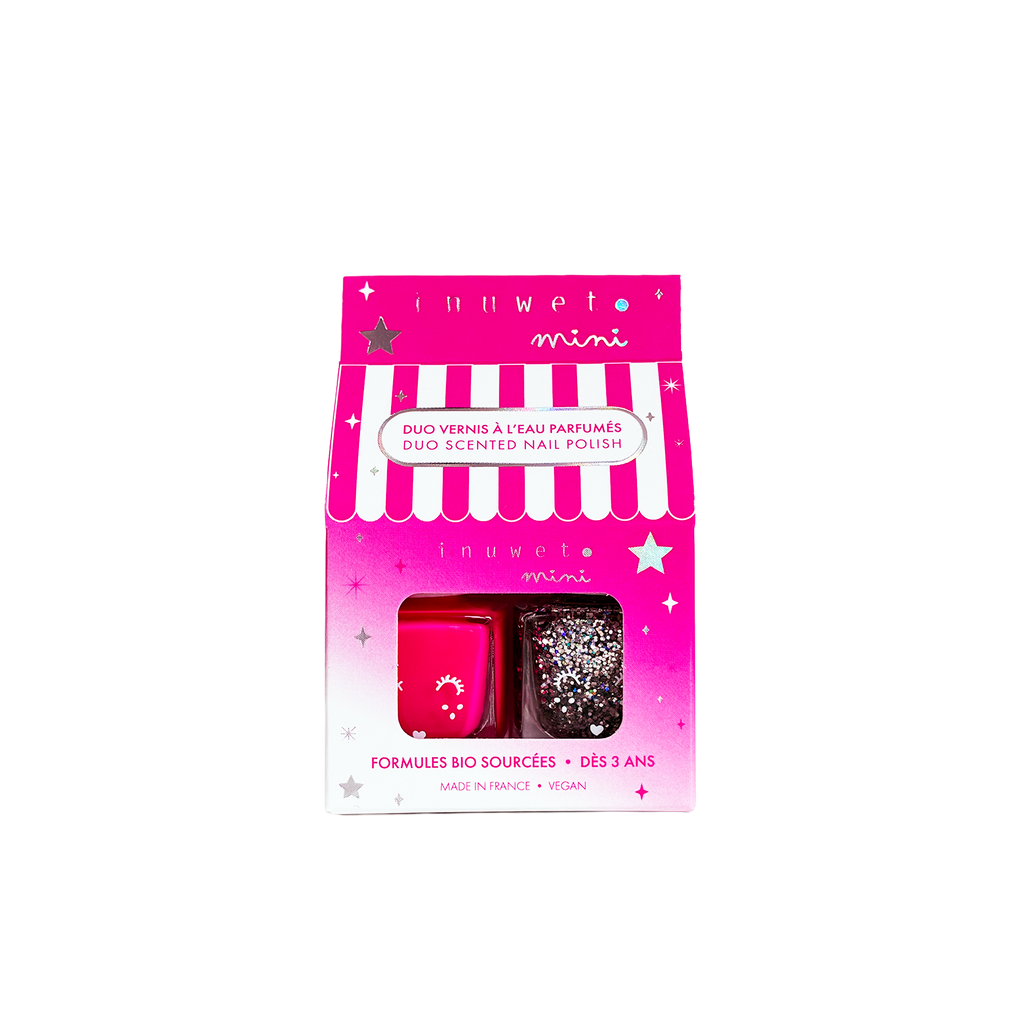 Coffret vernis à l'eau Inuwet Bubble Gum enfant — Little Dudes