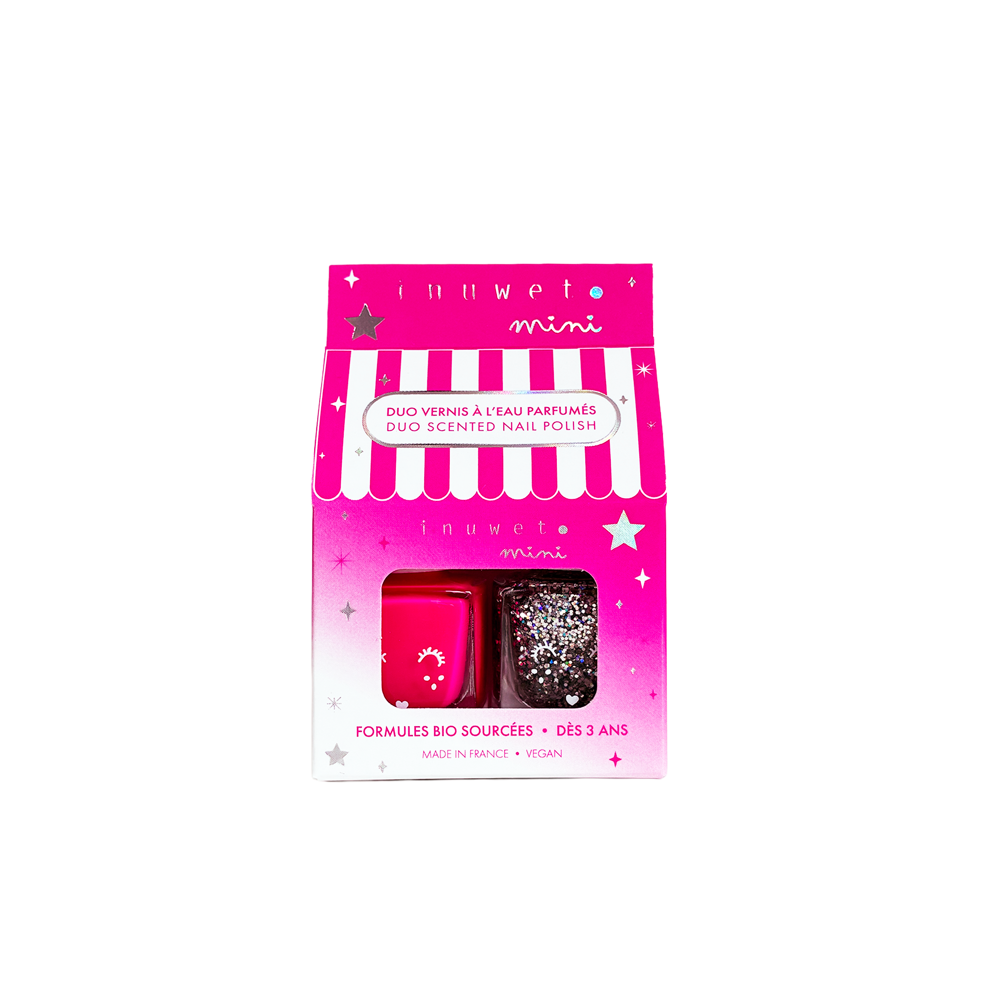 Coffret vernis à l'eau Inuwet Bubble Gum enfant — Little Dudes
