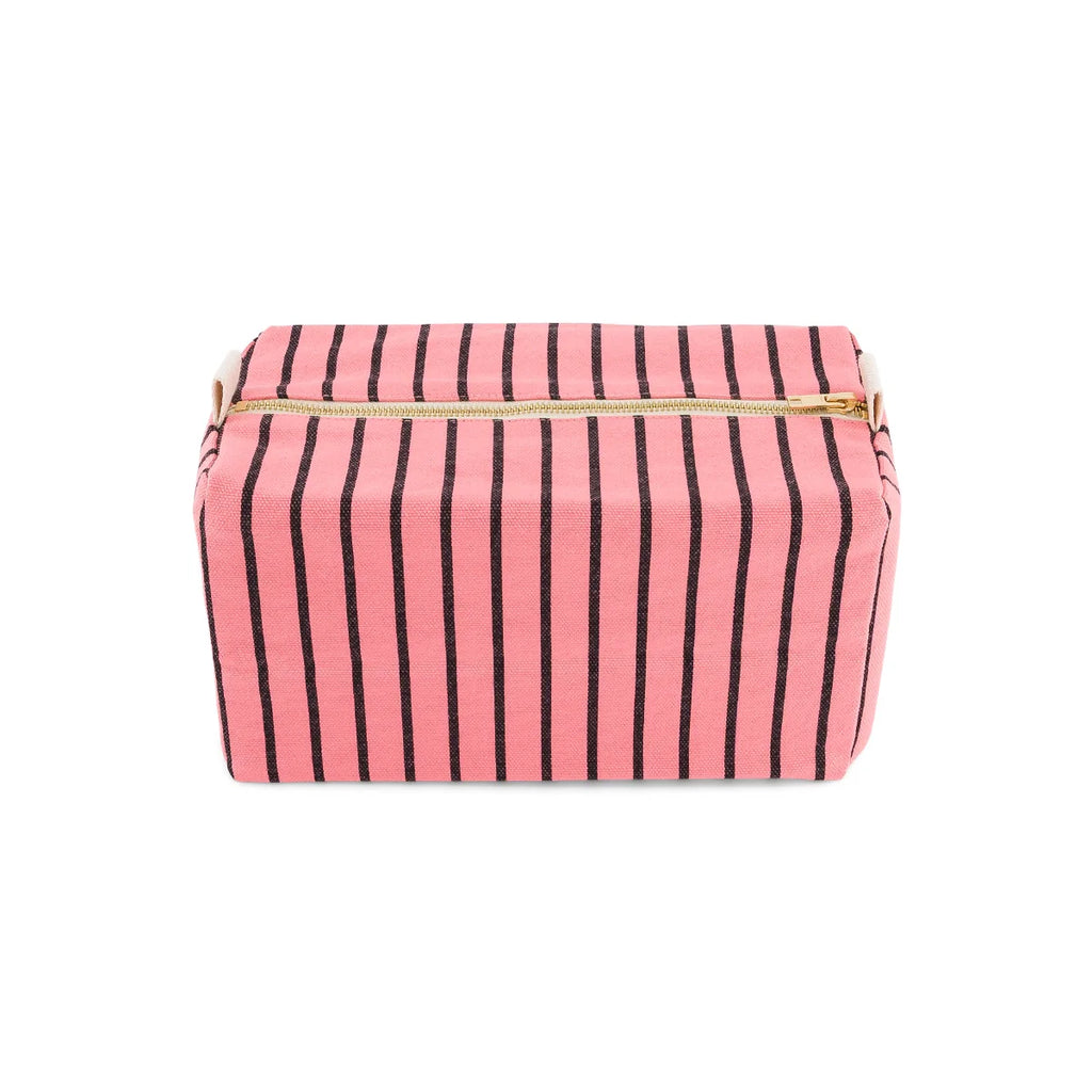 Trousse de toilette Vic - Rayé Tennis Funky pink