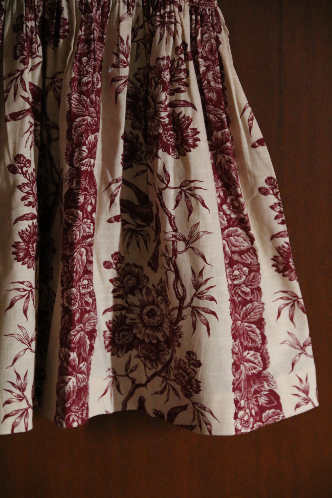 Robe Bird Print avec foulard