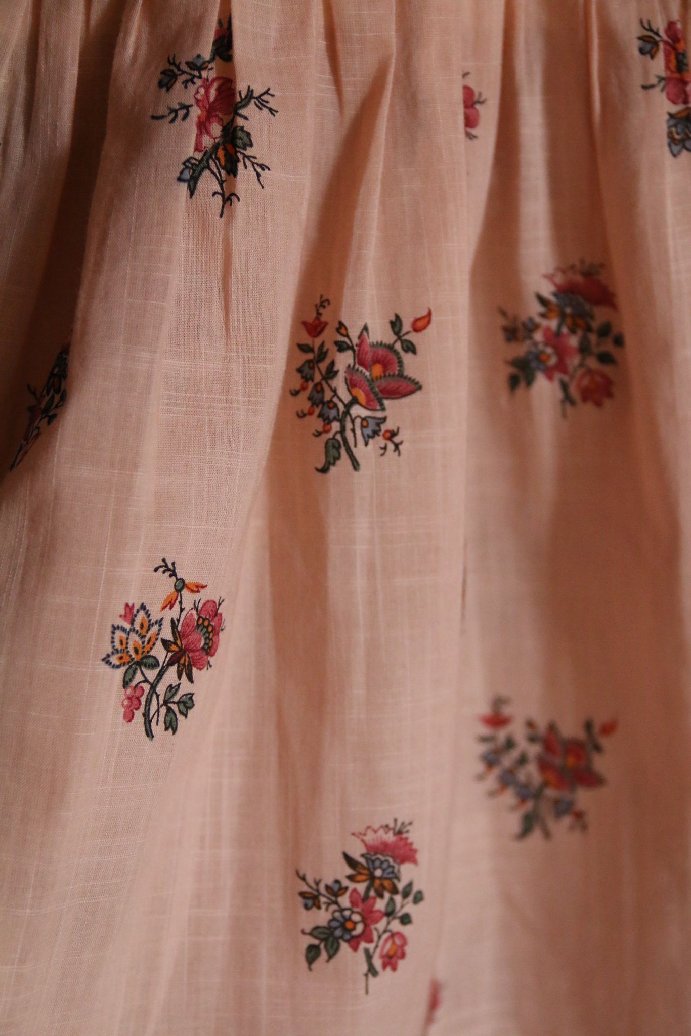 Tunique Romantique Pink Garden Flowers
