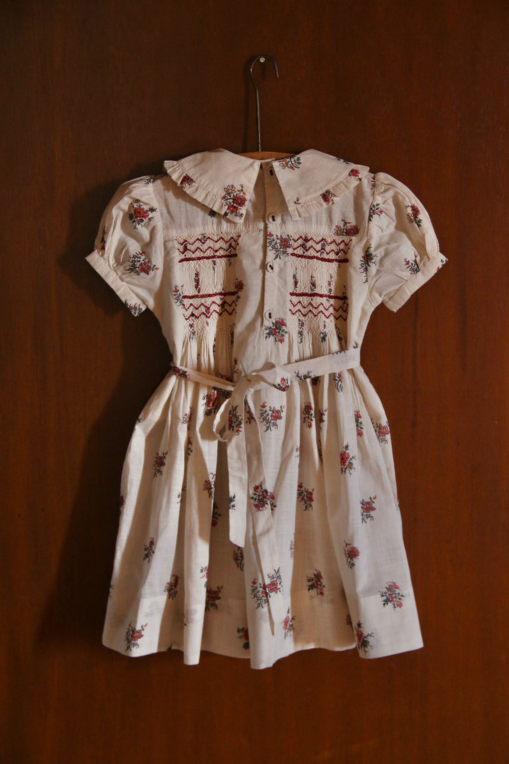 Handsmock Dress Garden Flowers