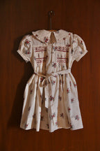 Handsmock Dress Garden Flowers