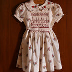 Handsmock Dress Garden Flowers