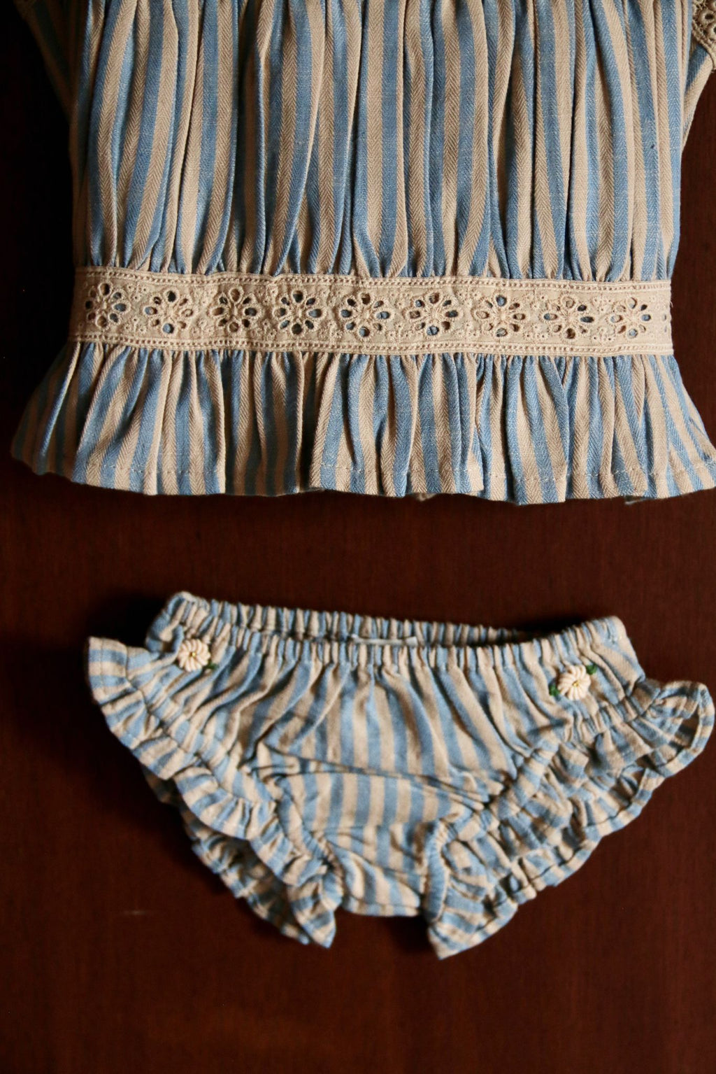 Set Top & Panty Chevron Transat Stripes
