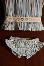 Set Top & Panty Chevron Transat Stripes