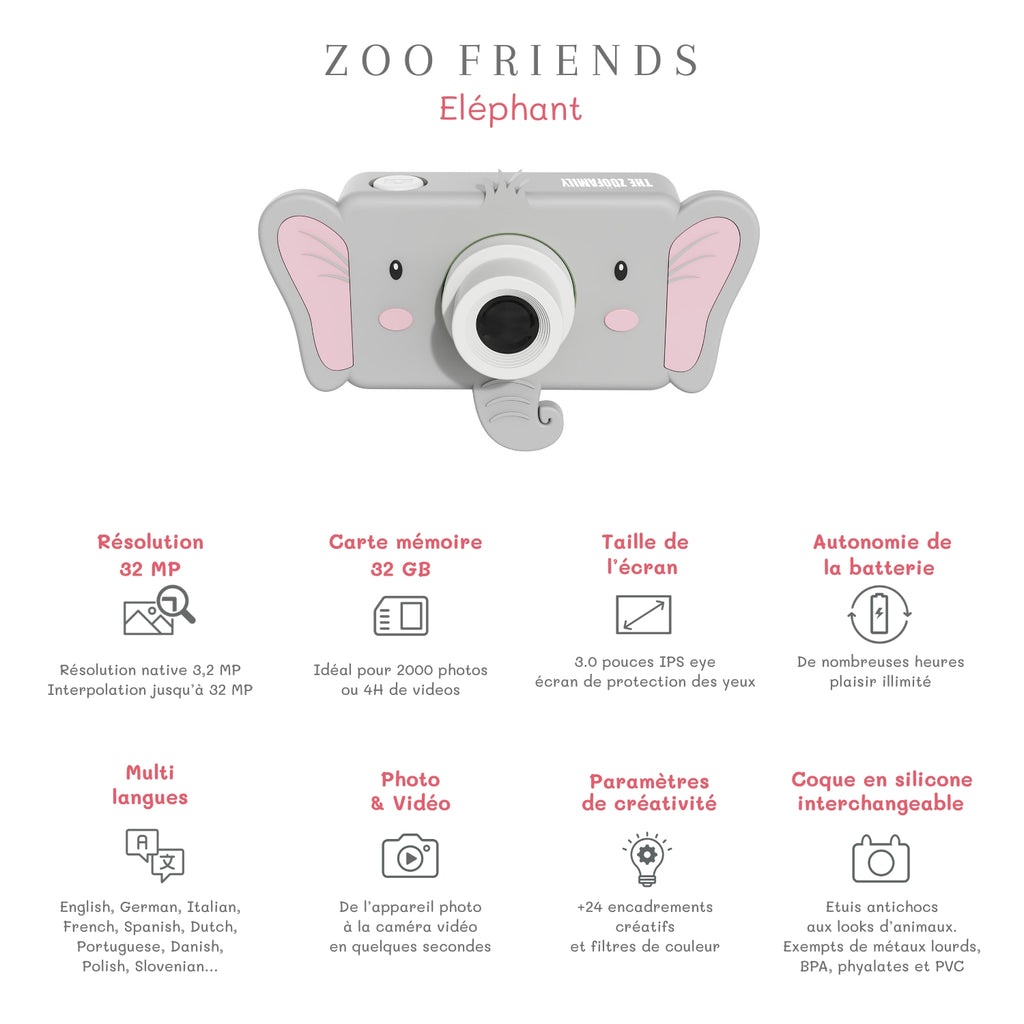 Camera Zoo Friends Elephant
