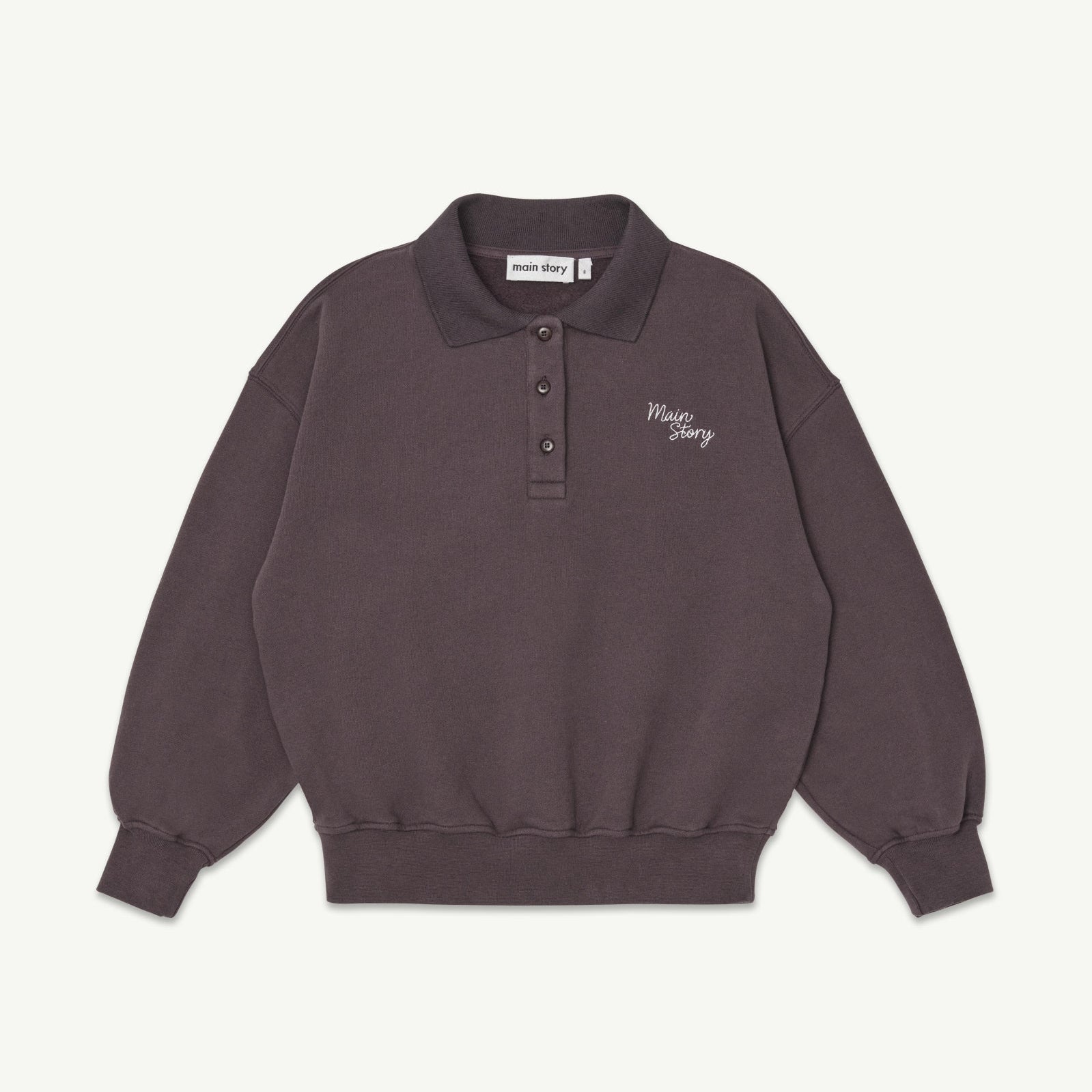 Sweat Polo Bordeaux Main Story pour enfant