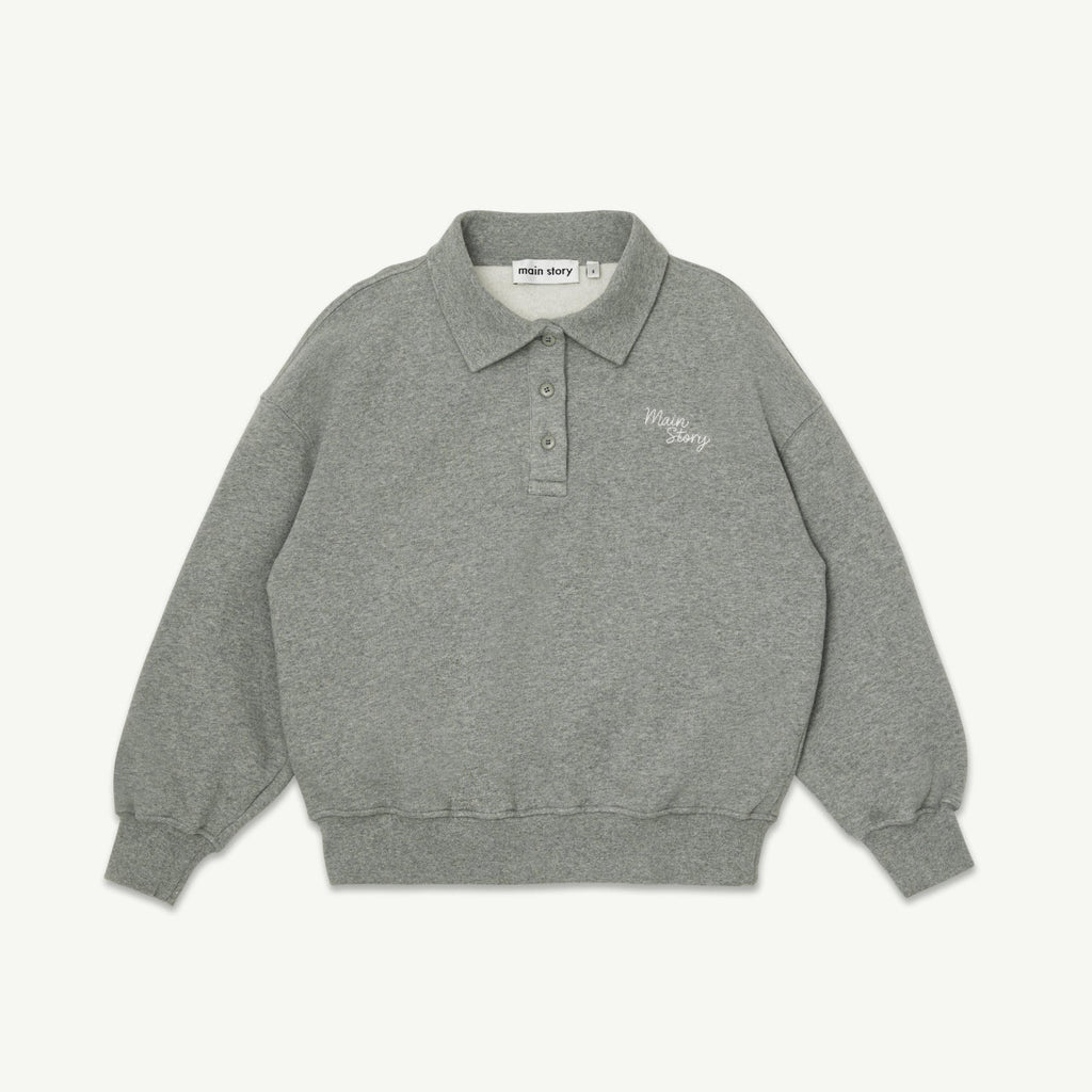 Sweat Polo Gris Main Story pour enfant