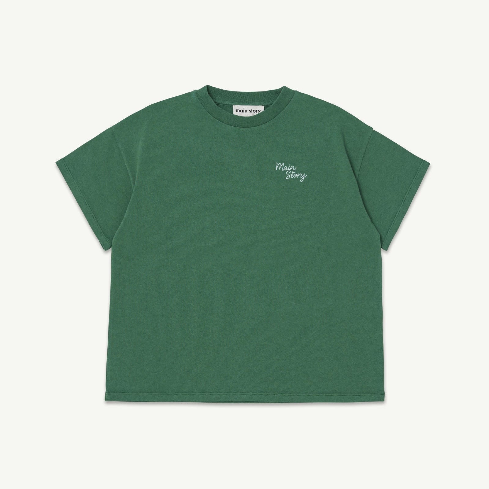 T-shirt Heavy Tee Vert Main Story pour enfant