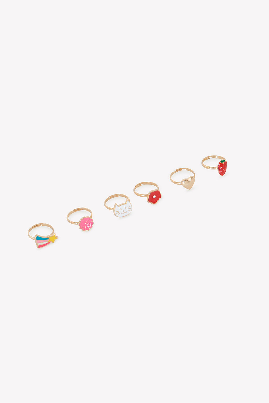 Set de bagues Bonton Fleurs