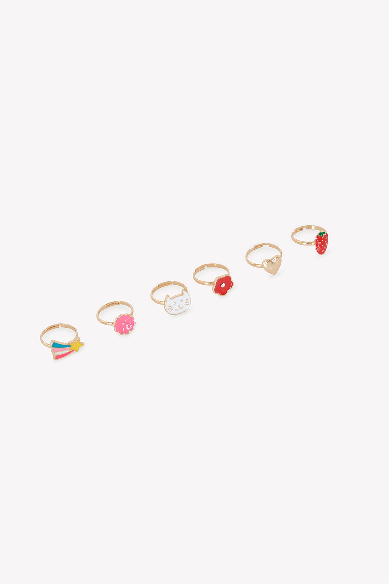 Set de bagues Bonton Fleurs