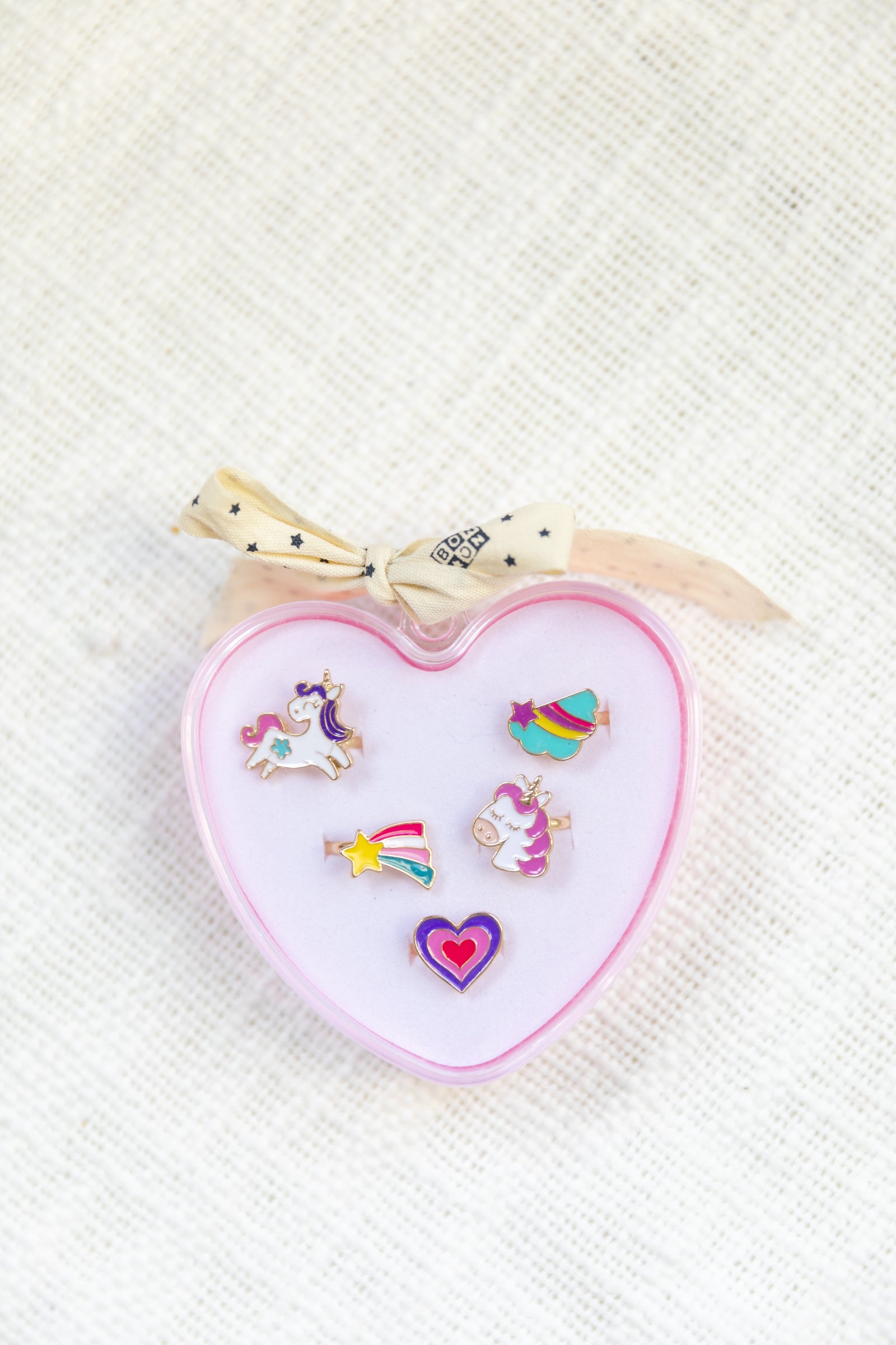 Bonton Heart Ring Set