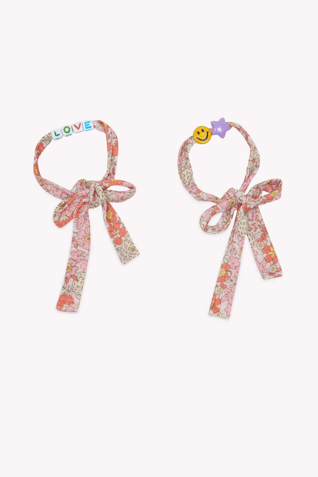 Bonton Vintage Flowers Bracelet Set pink