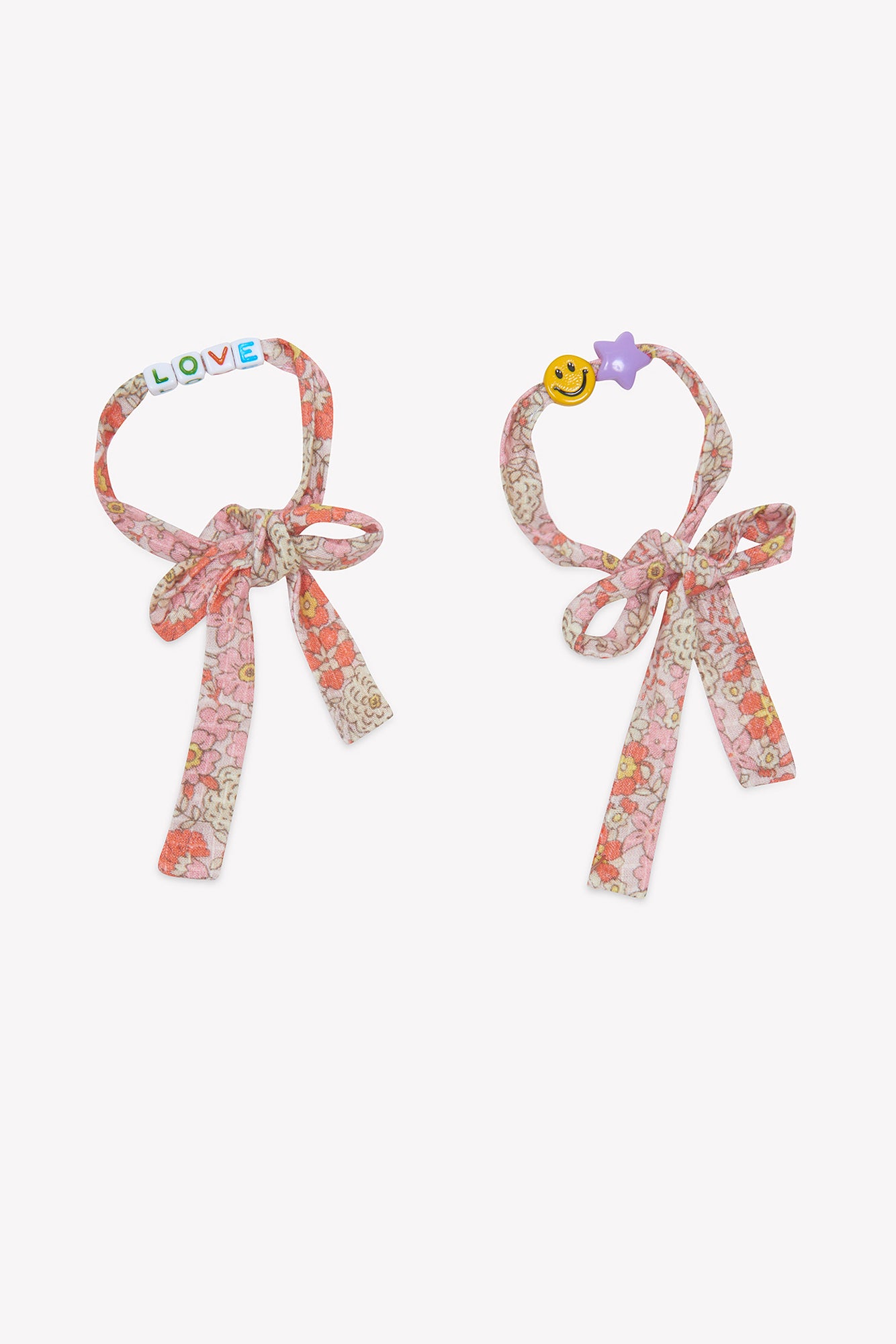 Bonton Vintage Flowers Bracelet Set pink