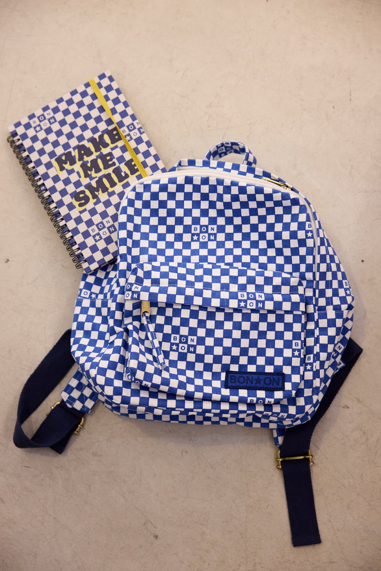 Sac à dos Bonton PM Damier indigo