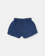 Baby muslin shorts Navy