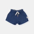 Baby muslin shorts Navy