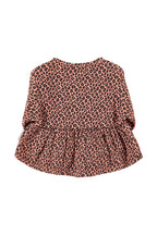 Pink Leopard Blouse