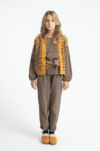 Brown Animal Print Blouse