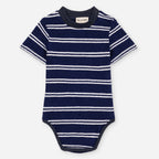 Baby Tom Navy Stripes Bodysuit