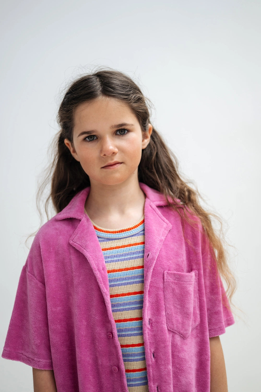 Mauve Orchid Short Shirt