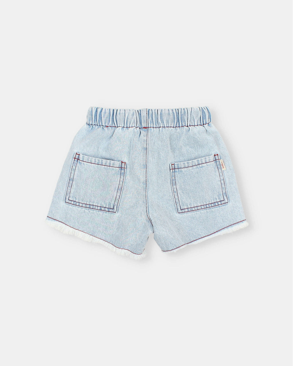 Light denim shorts