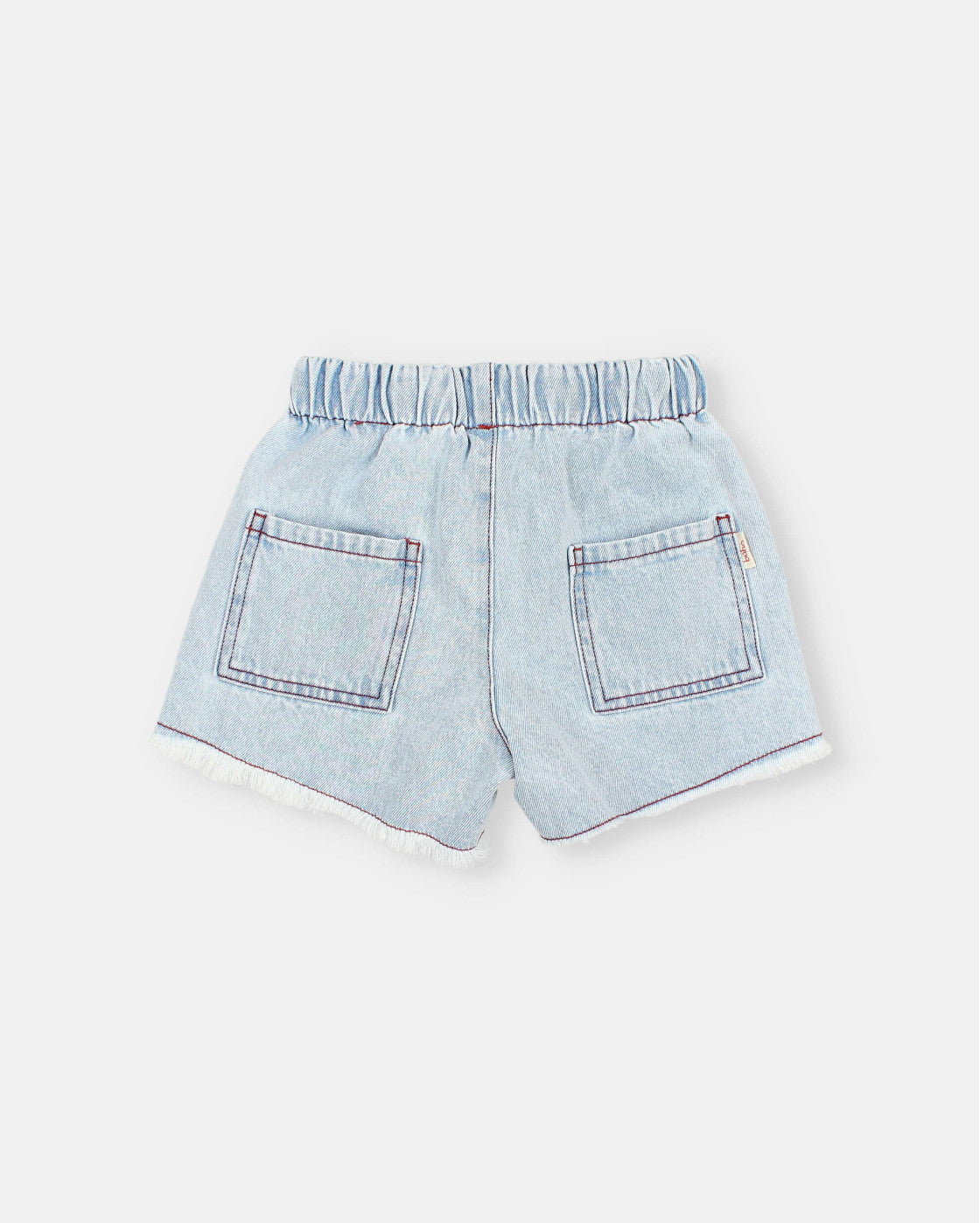 Light denim shorts