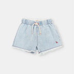 Light denim shorts