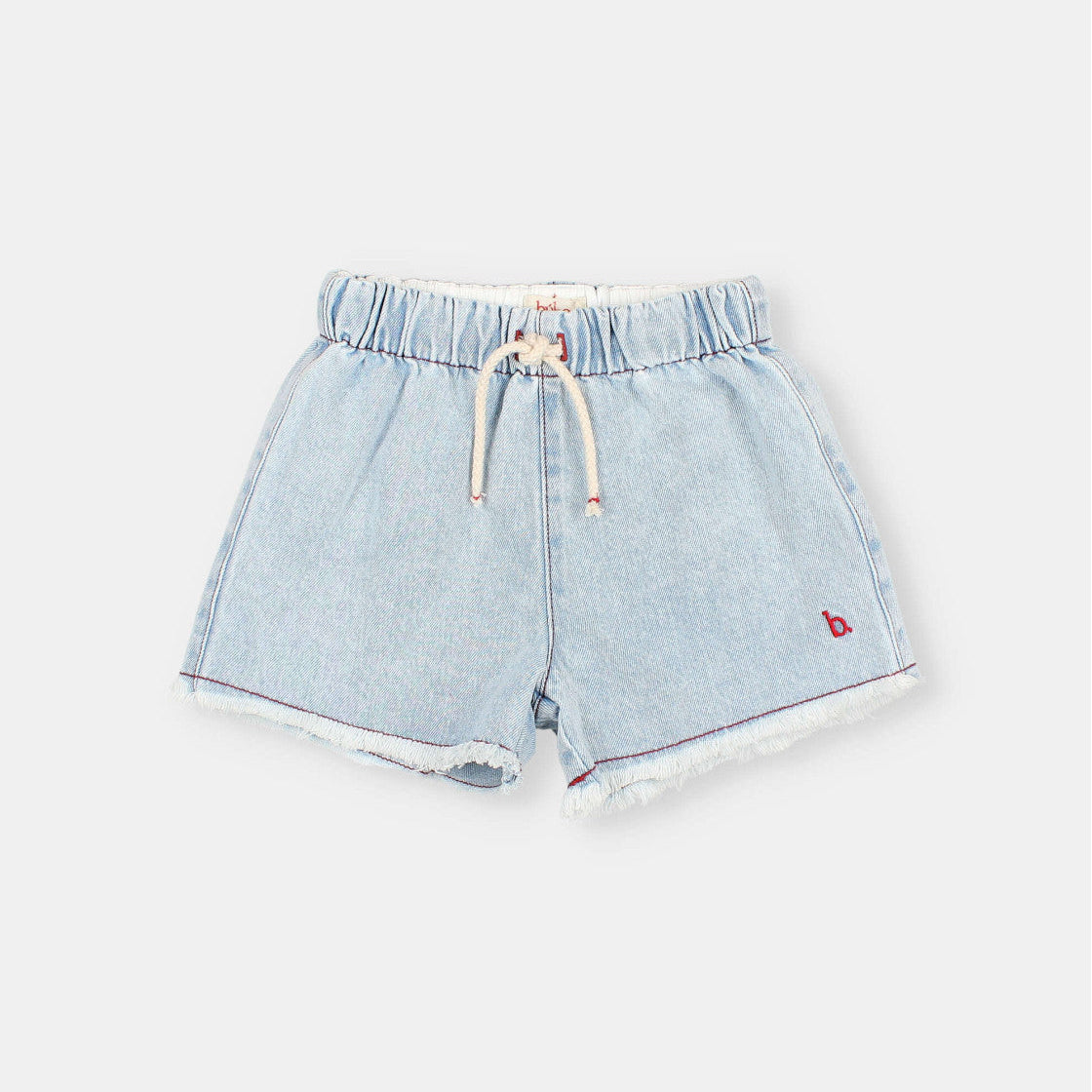 Light denim shorts