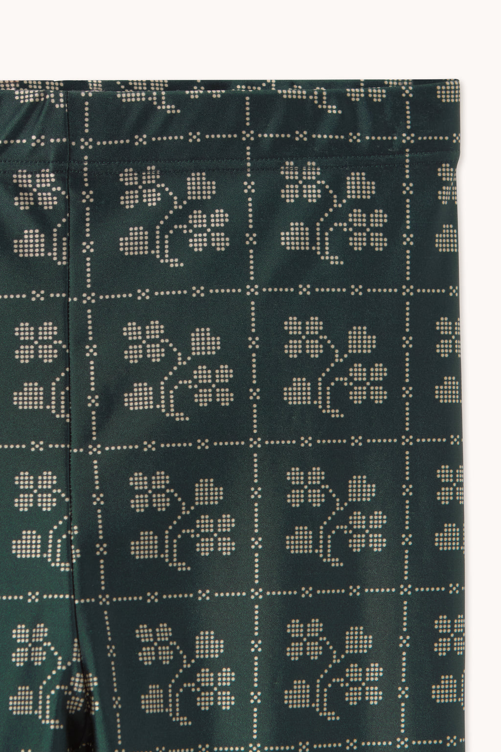 Legging Brillant Fleurs et Pois — Little Dudes