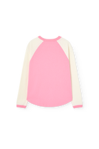 T-shirt manches longues ecru/rose ANTEATER The Animals Observatory pour enfant – vue 4