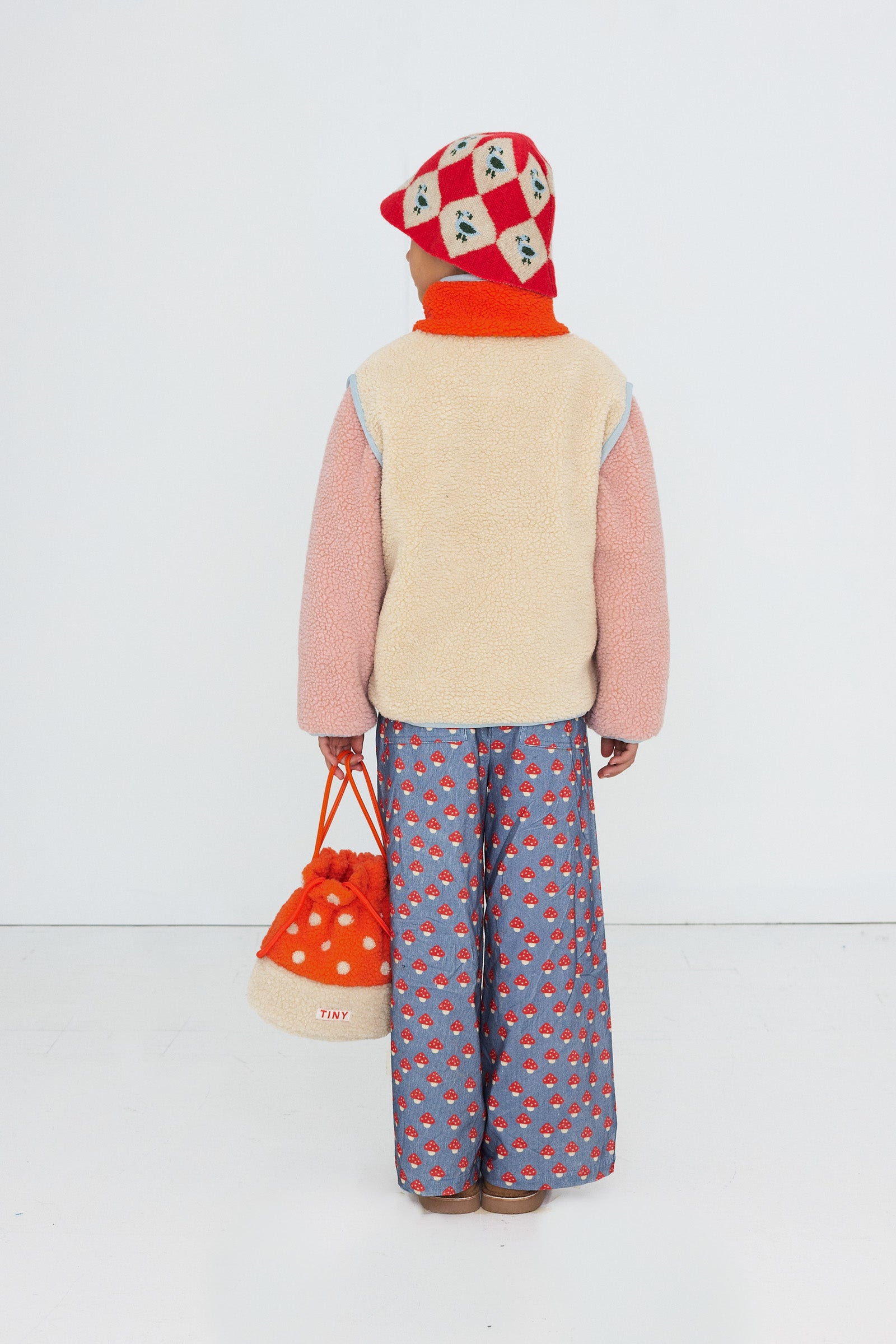 Veste Sherpa Color Block lifestyle — Little Dudes