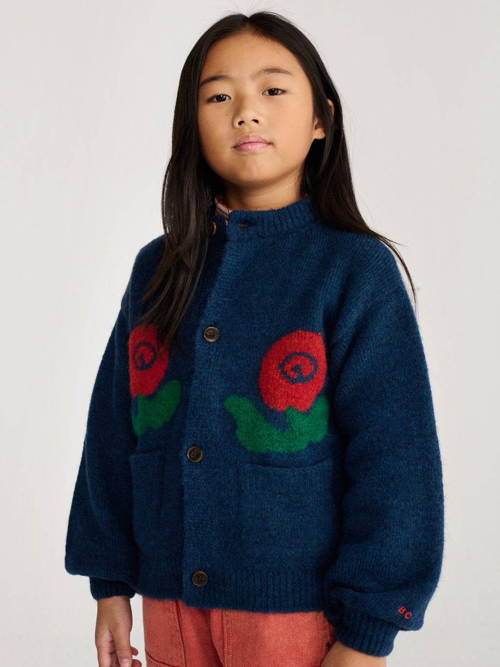 Cardigan Stamp Bloom Bobo Choses pour enfant – vue 3