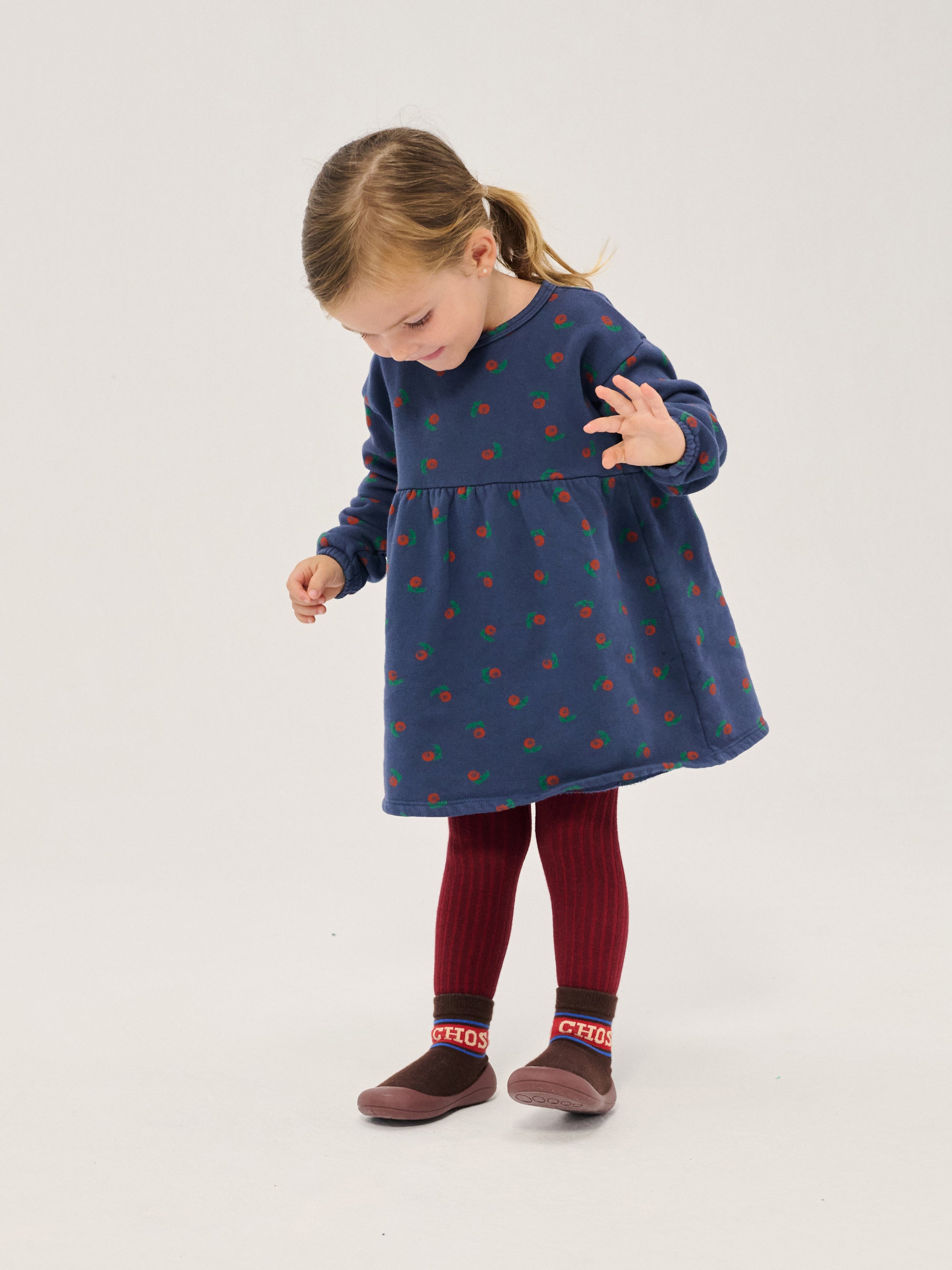 Robe bébé Polaire Stamp Bloom Bobo Choses – vue 3