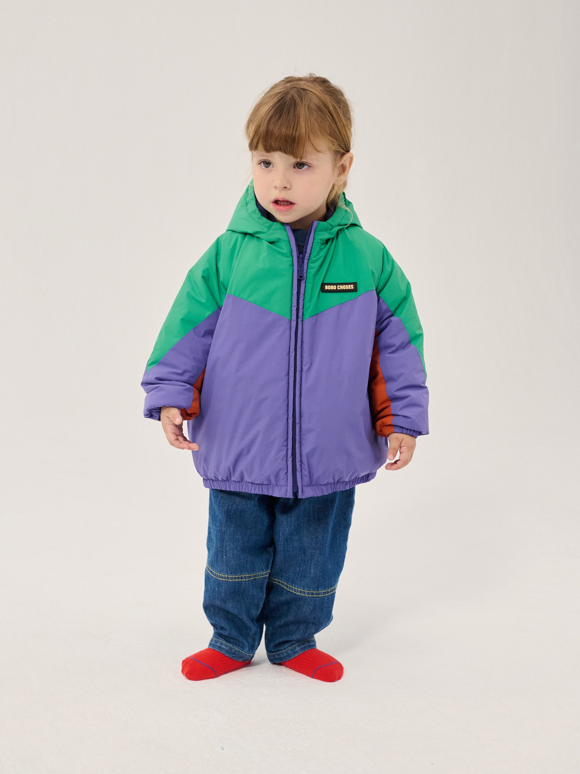 Anorak bébé Réversible Stamp Bloom Bobo Choses – vue 6