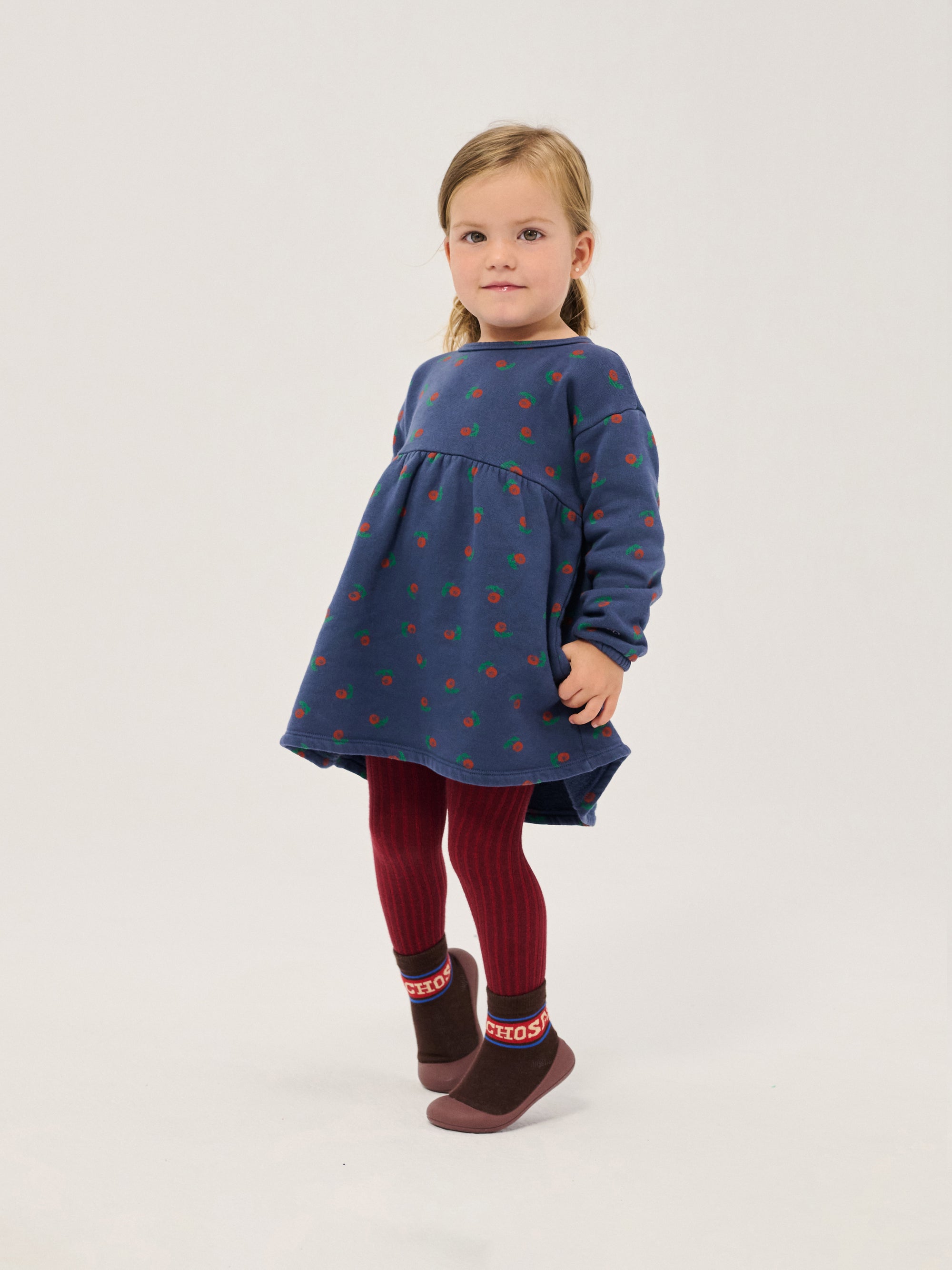 Robe bébé Polaire Stamp Bloom Bobo Choses – vue 2