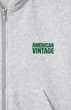 Sweat Bobypark à capuche Gris Chiné — American Vintage
