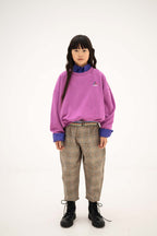 Sweat Cozydrop Violet Coupe Oversize Repose AMS - look face