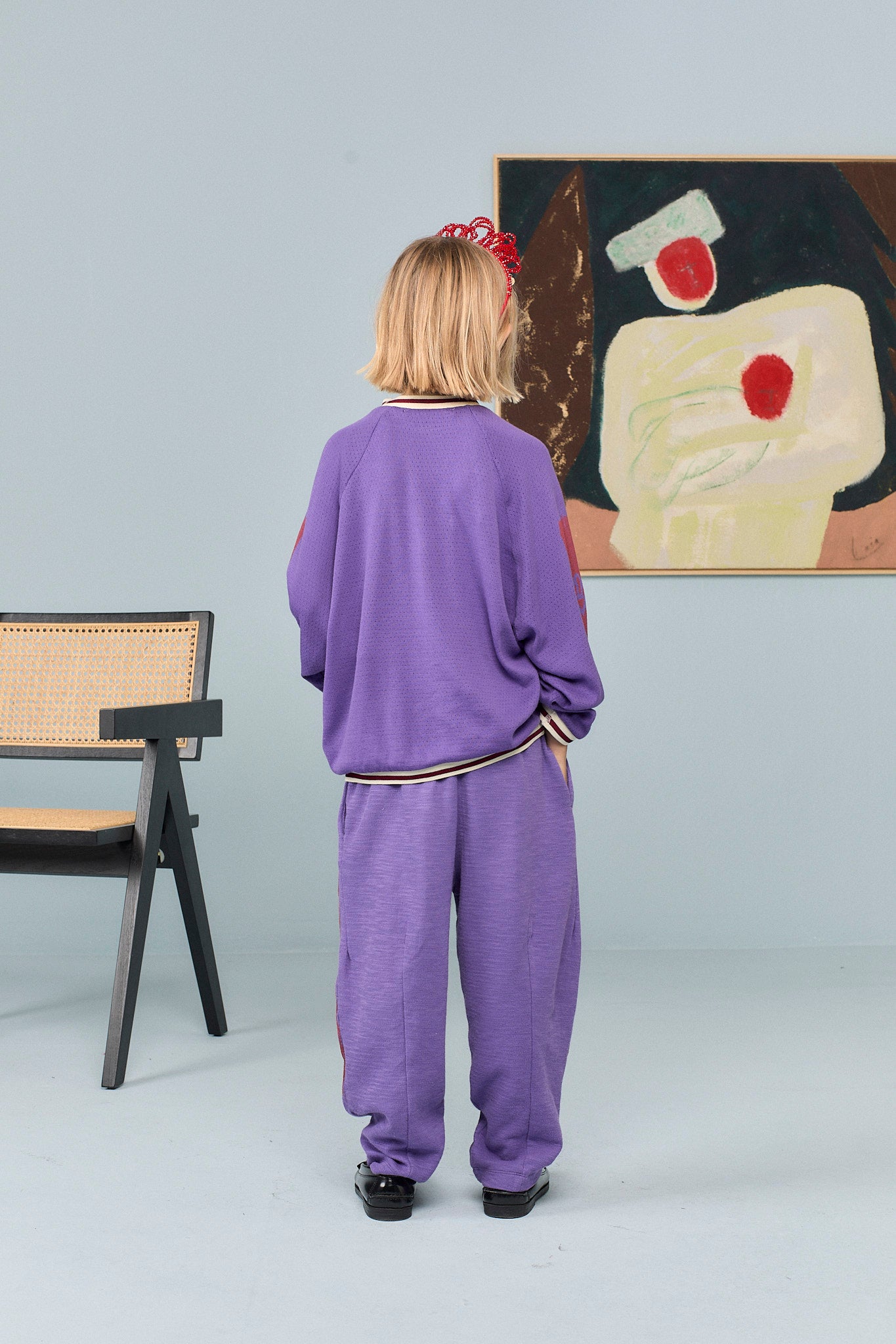 Jogging violet CAMALEON The Animals Observatory pour enfant – vue 3
