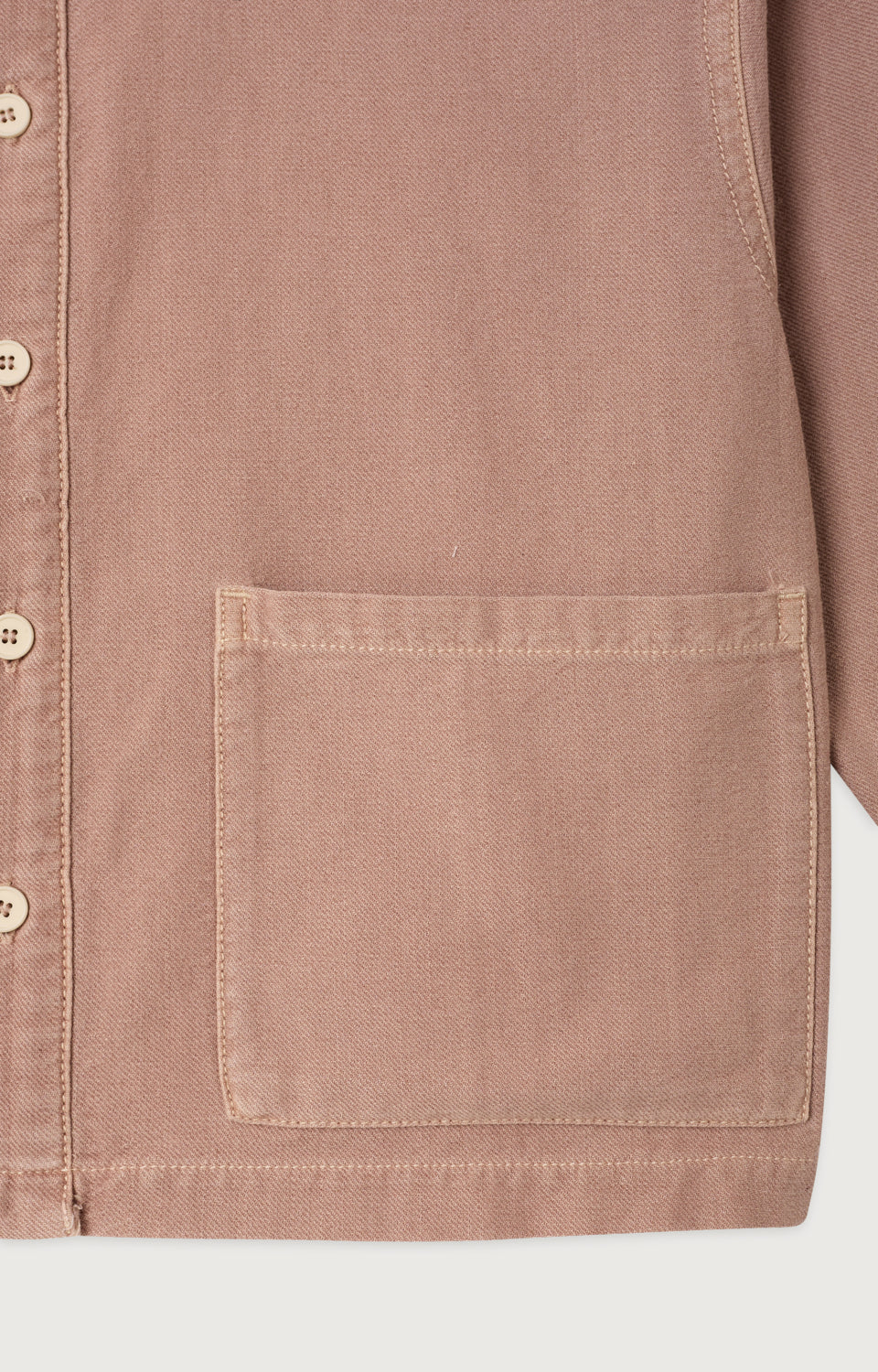 Chemise ample col boutonné Stone Pink — American Vintage