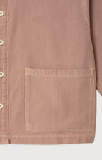 Chemise ample col boutonné Stone Pink — American Vintage