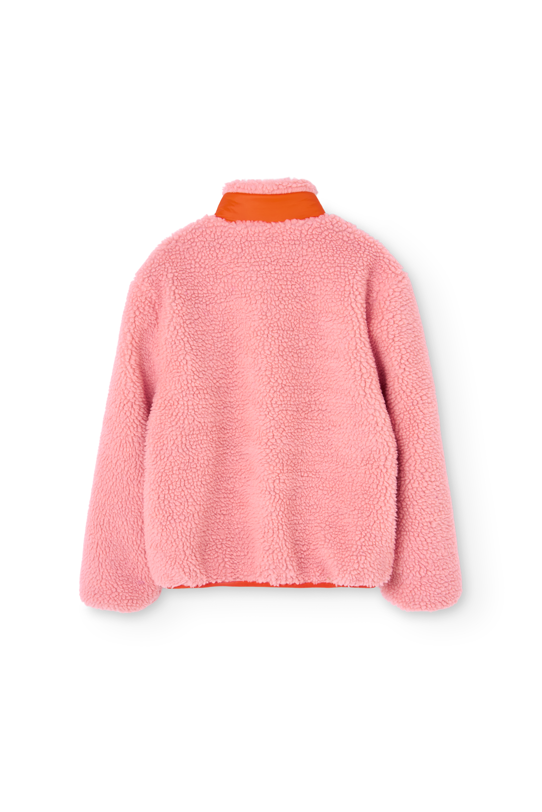 Veste teddy zippée rose SHREW The Animals Observatory pour enfant – vue 4