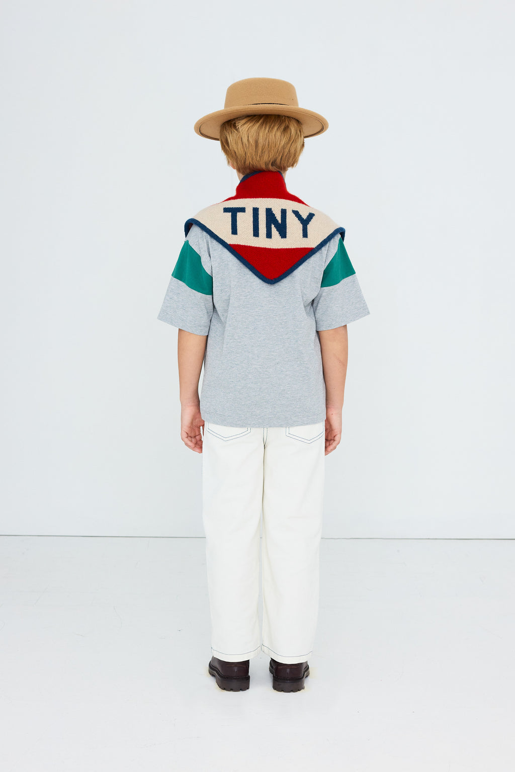 T-shirt Color Block lifestyle — Little Dudes
