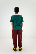 T-shirt Vert Repose AMS - look dos