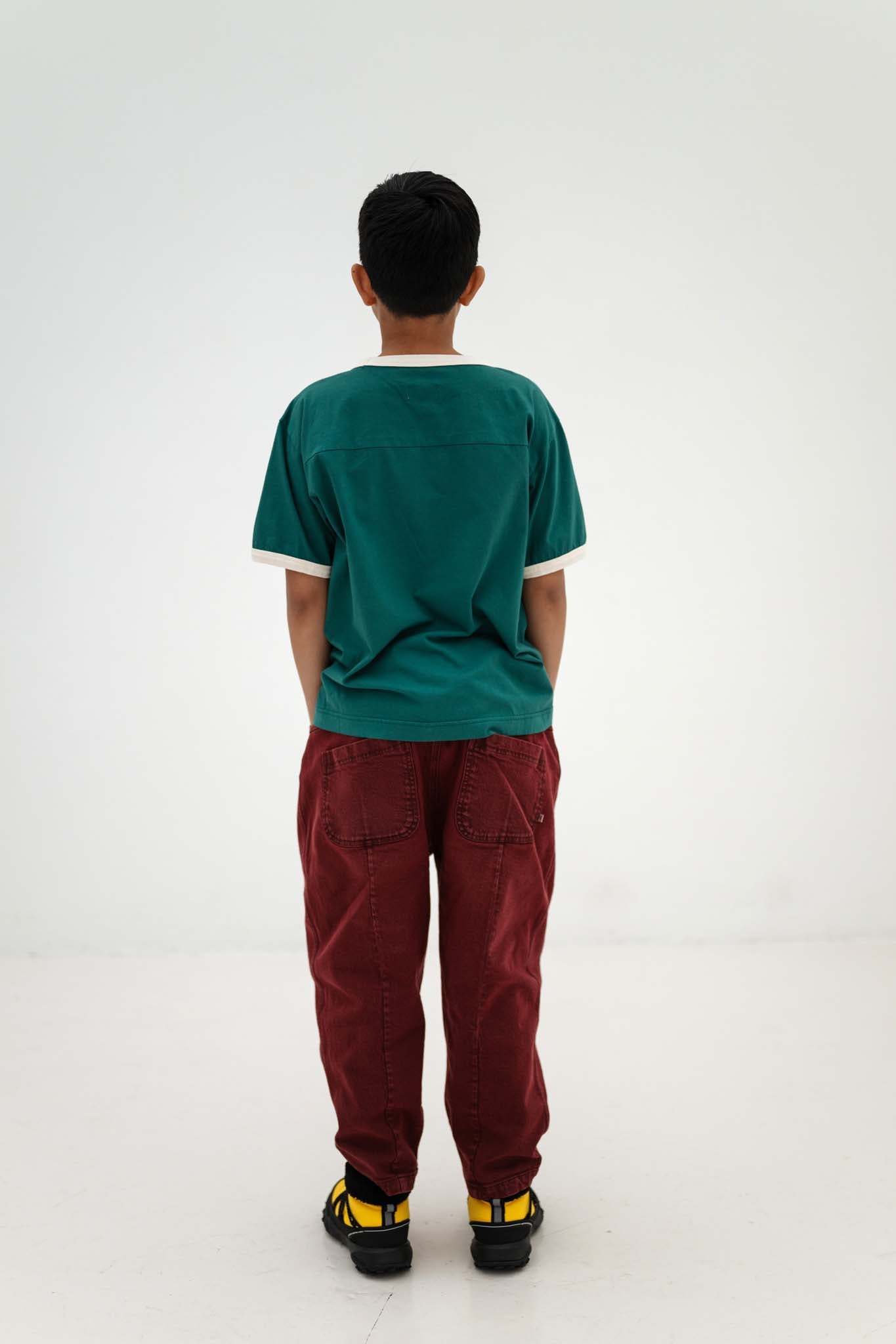 T-shirt Vert Repose AMS - look dos
