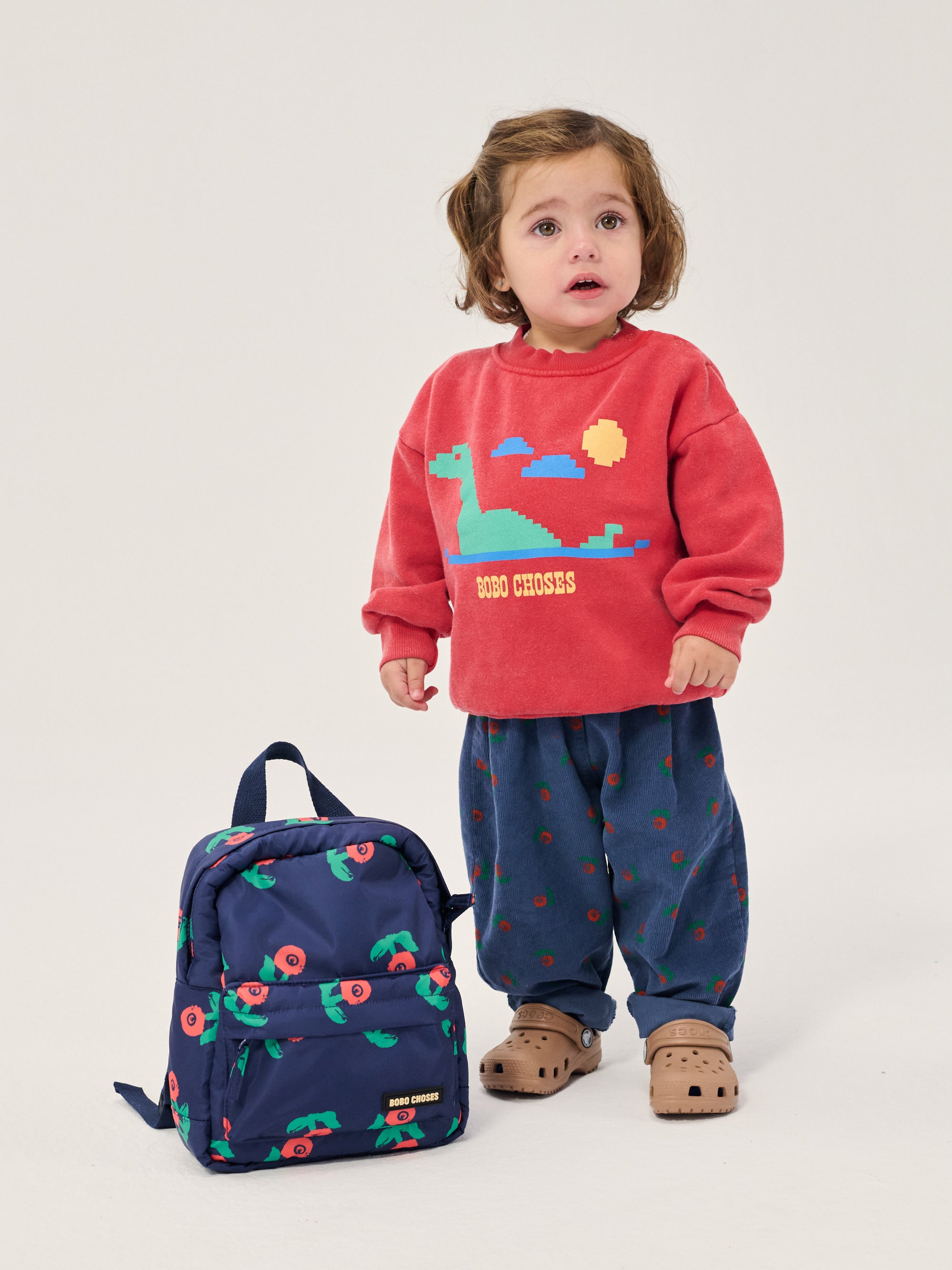 Pantalon bébé Velours Stamp Bloom Bobo Choses – vue 2