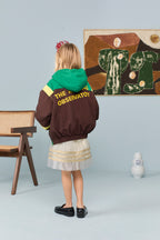 Veste marron CARP The Animals Observatory pour enfant – vue 3